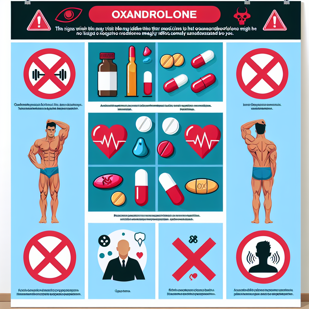 ¿Qué señales indican que Oxandrolona no es para ti?