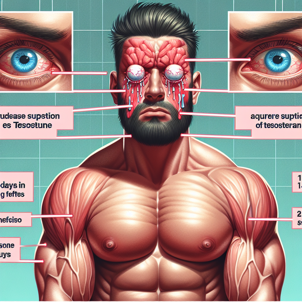 Efectos visuales y físicos tras 7 días con Suspensión acuosa de testosterona