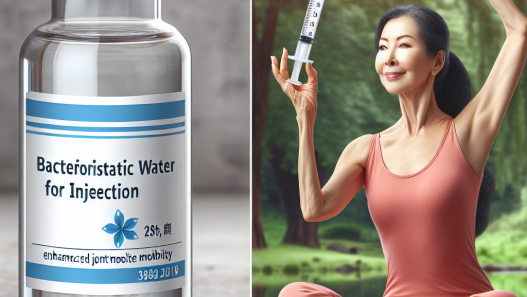 Agua bacteriostática para inyección y mejoras en movilidad articular