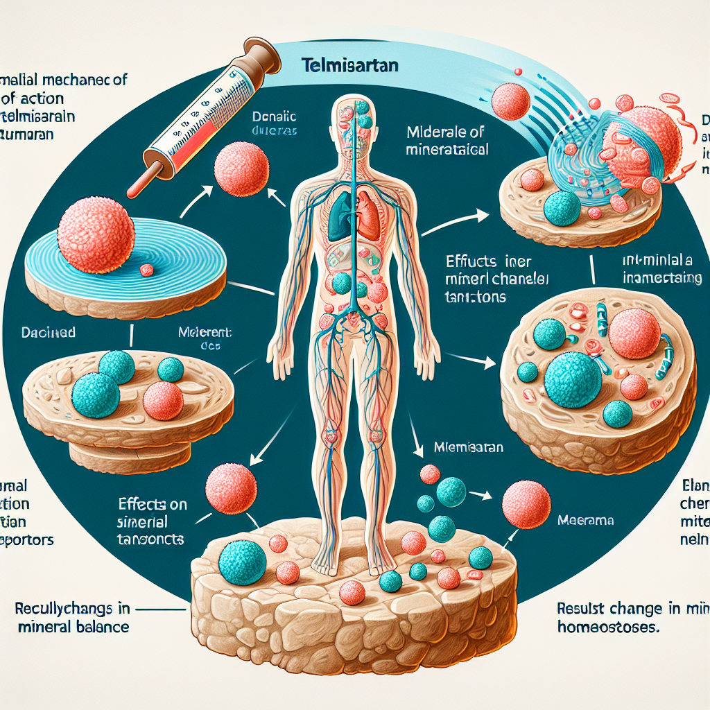 Cómo afecta Telmisartan al equilibrio mineral