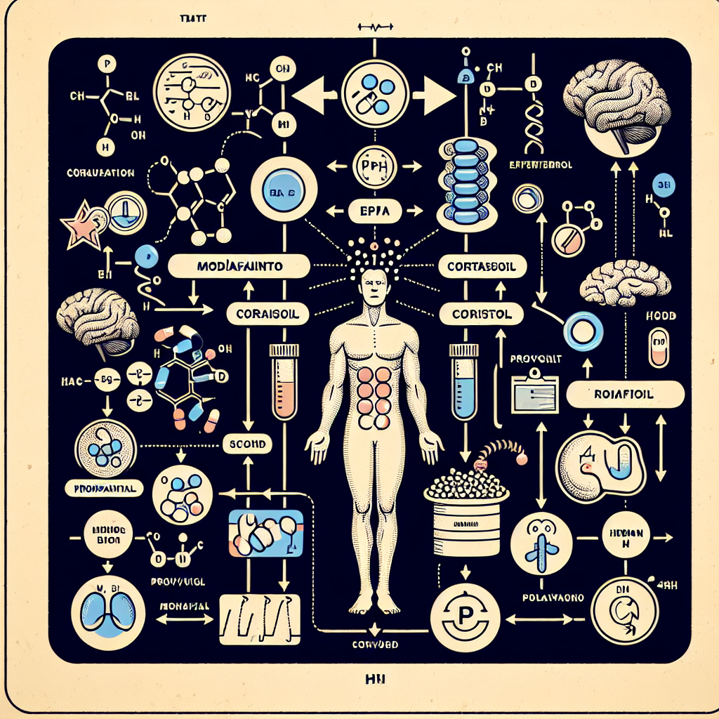 Cómo afectan los niveles de cortisol al usar Modafinil (Provigil)