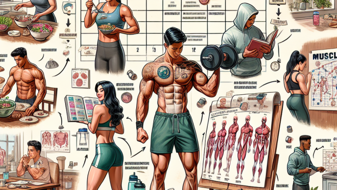 Protocolos semanales con Preparativos para ganar masa muscular