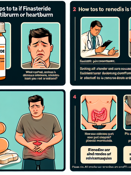 Qué hacer si Finasteride provoca acidez estomacal