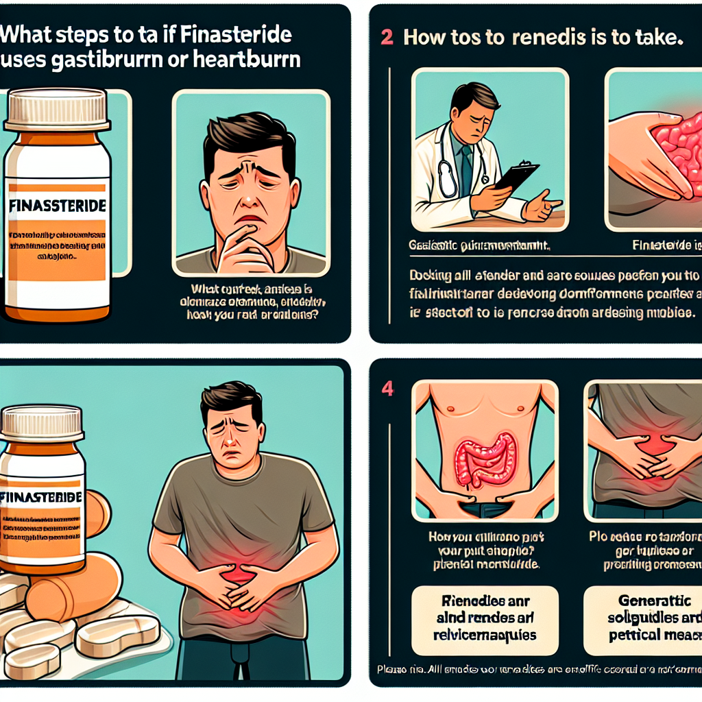 Qué hacer si Finasteride provoca acidez estomacal