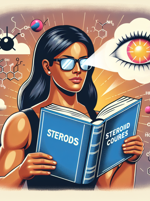 ¿Cursos de esteroides para mujeres puede influir en la visión?