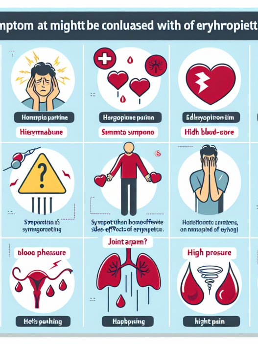 Qué síntomas pueden confundirse con efectos de Erythropoietin
