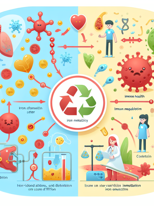 Cómo afecta Salud inmunológica al metabolismo del hierro