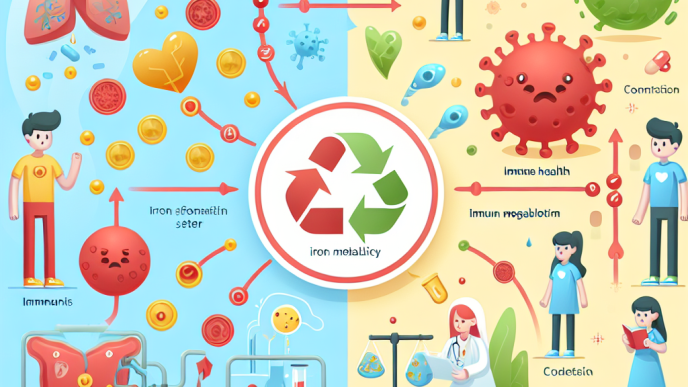 Cómo afecta Salud inmunológica al metabolismo del hierro