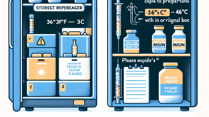 Cómo almacenar correctamente Insulina