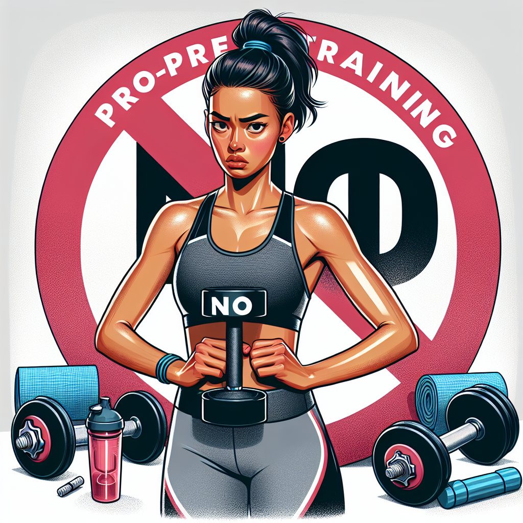 Cuándo evitar completamente Pre-Entrenamiento