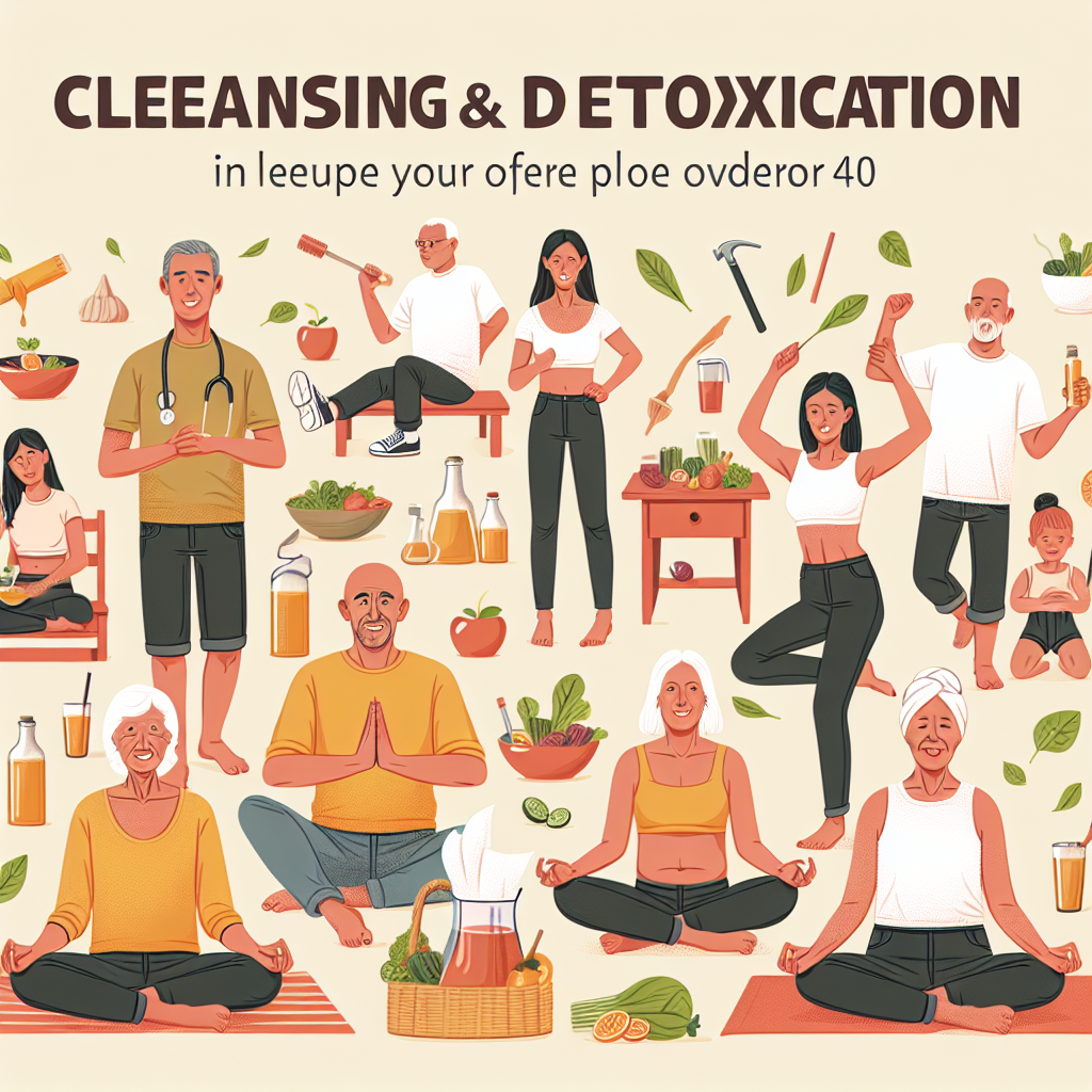 Limpieza y desintoxicación en usuarios mayores de 40 años